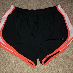 Black & Orange Nike Dri-Fit Running Shorts